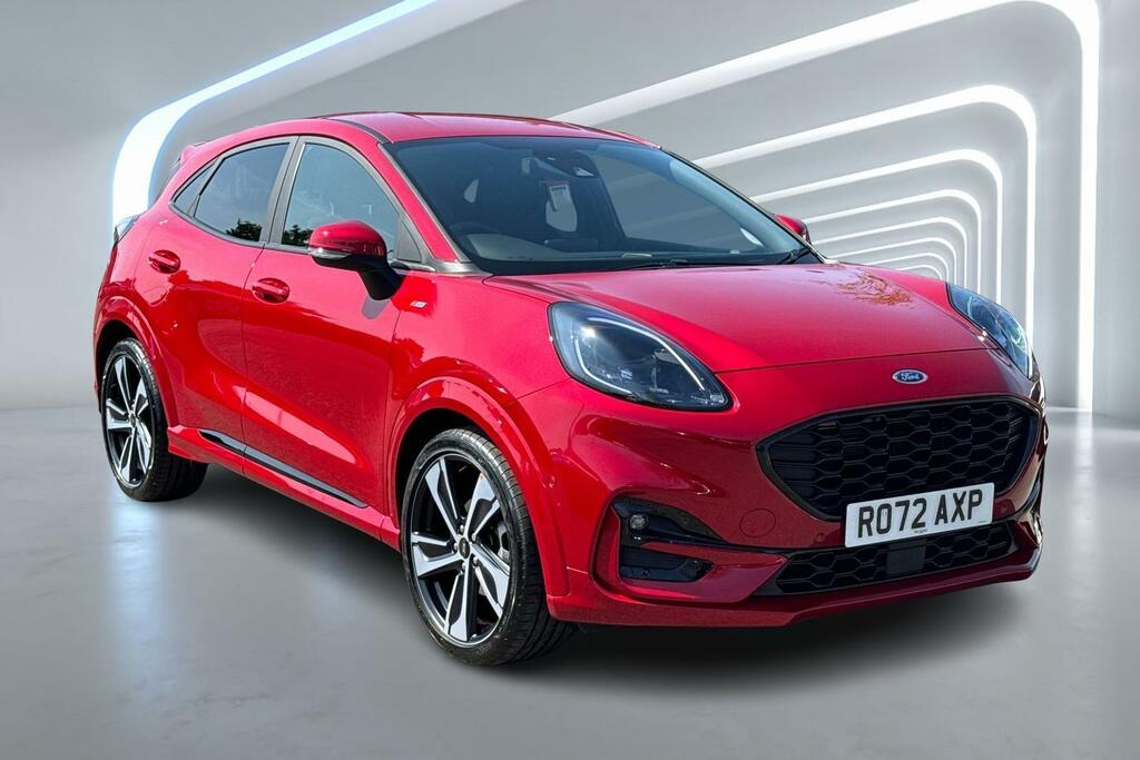 Compare Ford Puma 1.0 Ecoboost Hybrid Mhev St-line X Dct RO72AXP Red