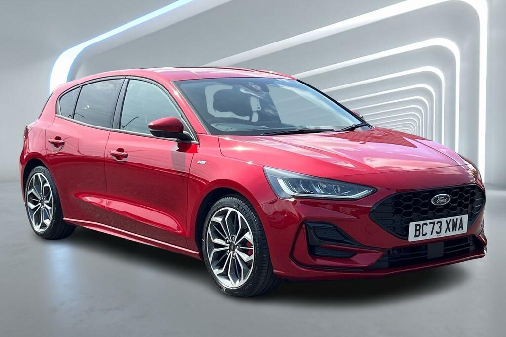 Compare Ford Focus 1.0 Ecoboost Hybrid Mhev 155 St-line X BC73XWA Red