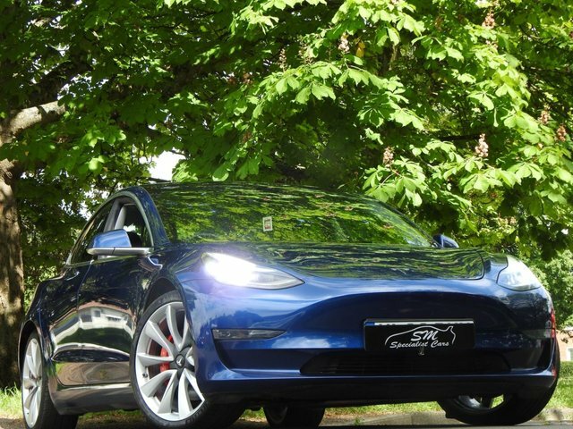 Compare Tesla Model 3 Performance Awd 483 Bhp ML69BNK Blue