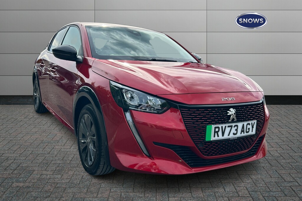 Peugeot e-208 50Kwh Allure Premium 7.4Kw Charger Red #1