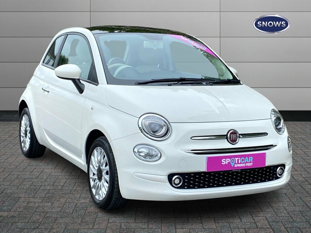 Compare Fiat 500 1.0 Mhev Lounge Euro 6 Ss HT21UGR White