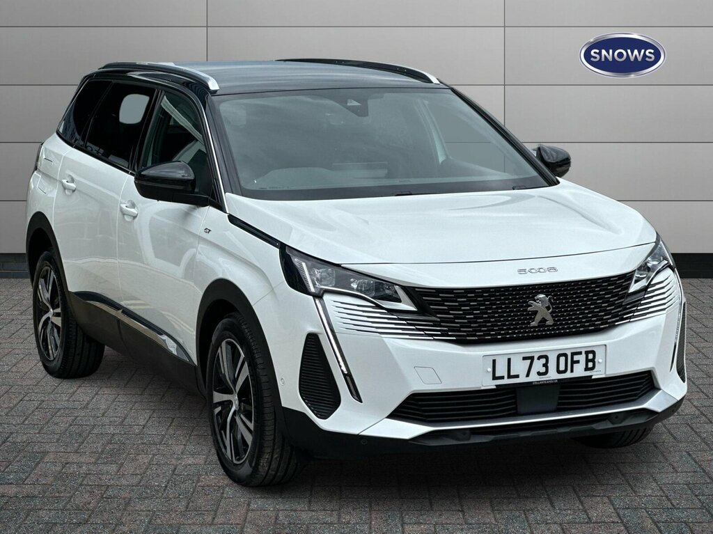 Compare Peugeot 5008 1.2 Puretech Gt Eat Euro 6 Ss LL73OFB White