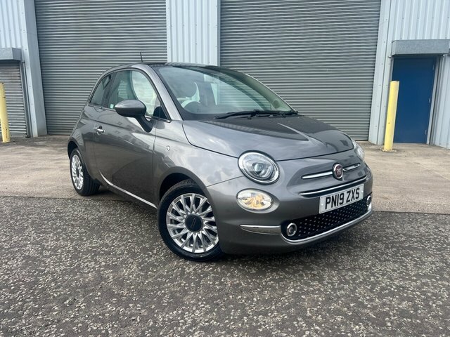 Compare Fiat 500 1.2 Lounge 69 Bhp PN19ZXS Grey