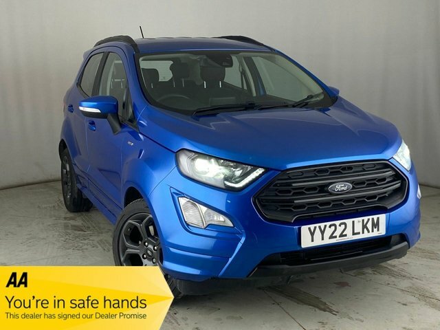 Compare Ford Ecosport 1.0 St-line 138 Bhp YY22LKM Blue