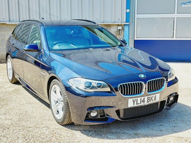 Compare BMW 5 Series 2.0 520D M Sport Touring 181 Bhp YL14BKA Blue