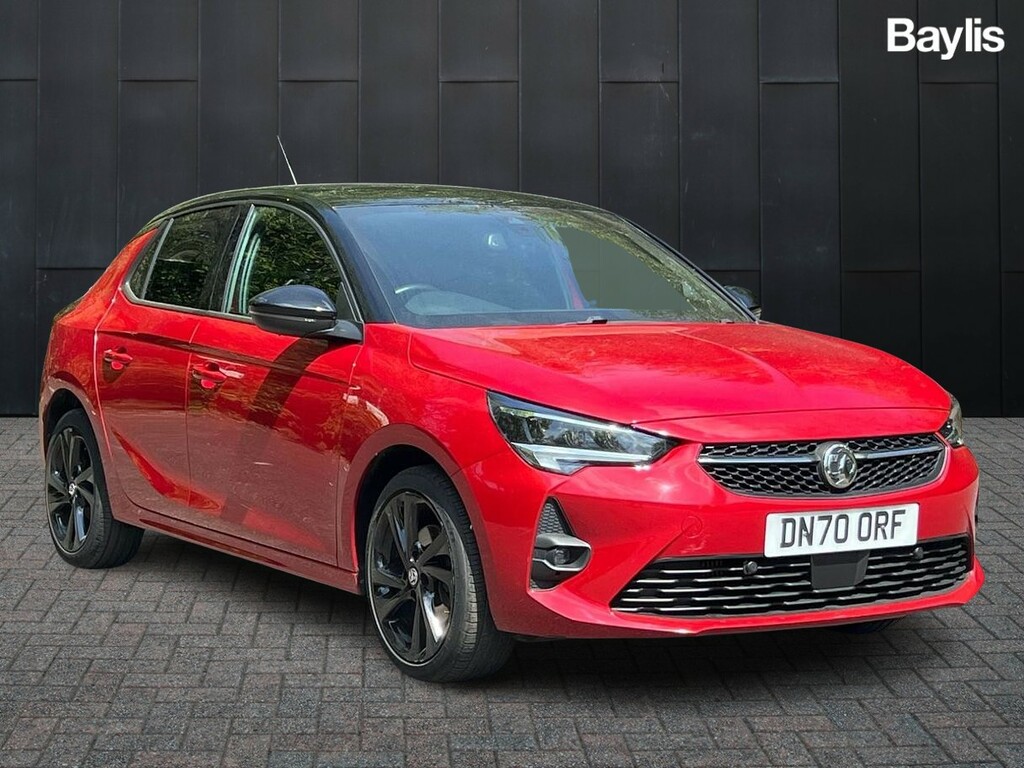 Compare Vauxhall Corsa 1.2 Turbo Sri Premium DN70ORF Red