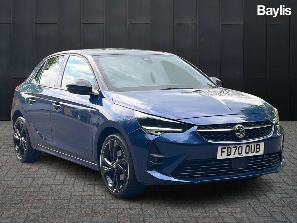 Compare Vauxhall Corsa 1.2 Turbo Sri Premium FD70OUB Blue