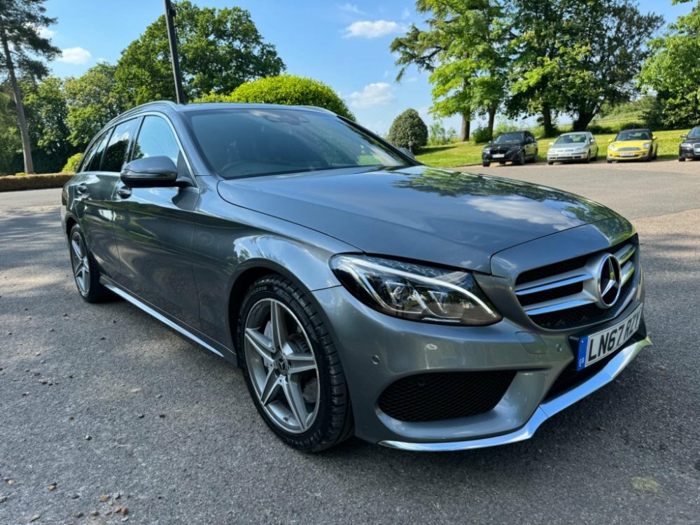 Compare Mercedes-Benz C Class 2.1 C300dh Amg Line G-tronic Euro 6 Ss LN67RZY Grey
