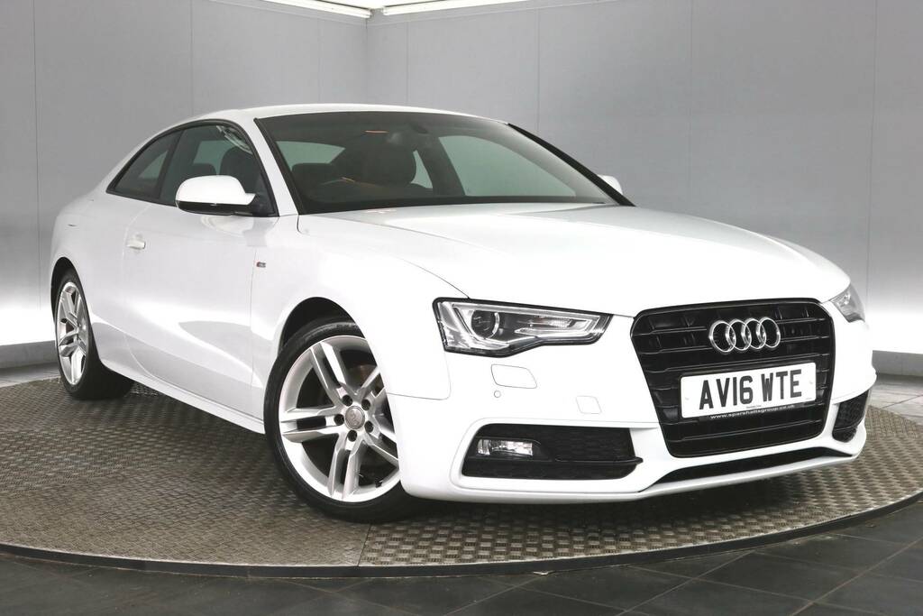 Audi A5 Tdi S Line Coupe Euro 6 Ss 190 Ps White #1