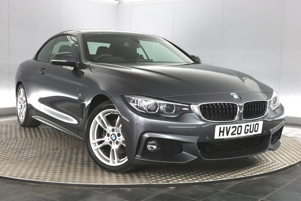 Compare BMW 4 Series 420D M Sport Convertible Euro 6 Ss 19 HV20GUO Grey