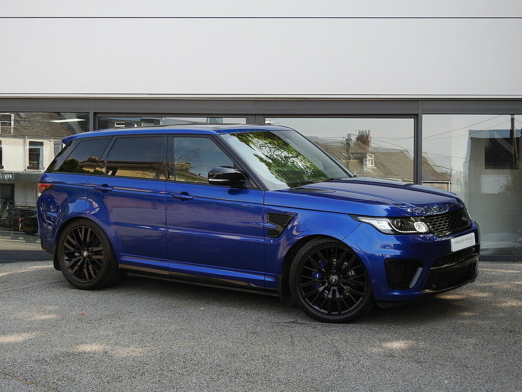 Compare Land Rover Range Rover Sport V8 Svr PG17ENR Blue