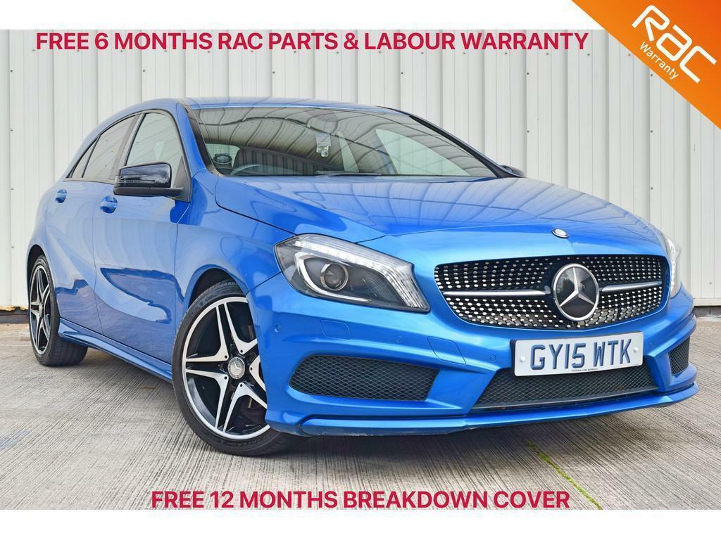 Compare Mercedes-Benz A Class 1.5 A180 Cdi Amg Night Edition 7G-dct Euro 6 Ss GY15WTK Blue
