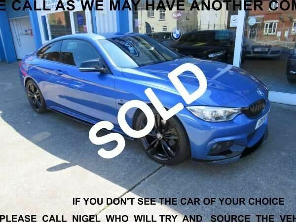 Compare BMW 4 Series Gran Coupe 2014 14 GK14YWH Blue