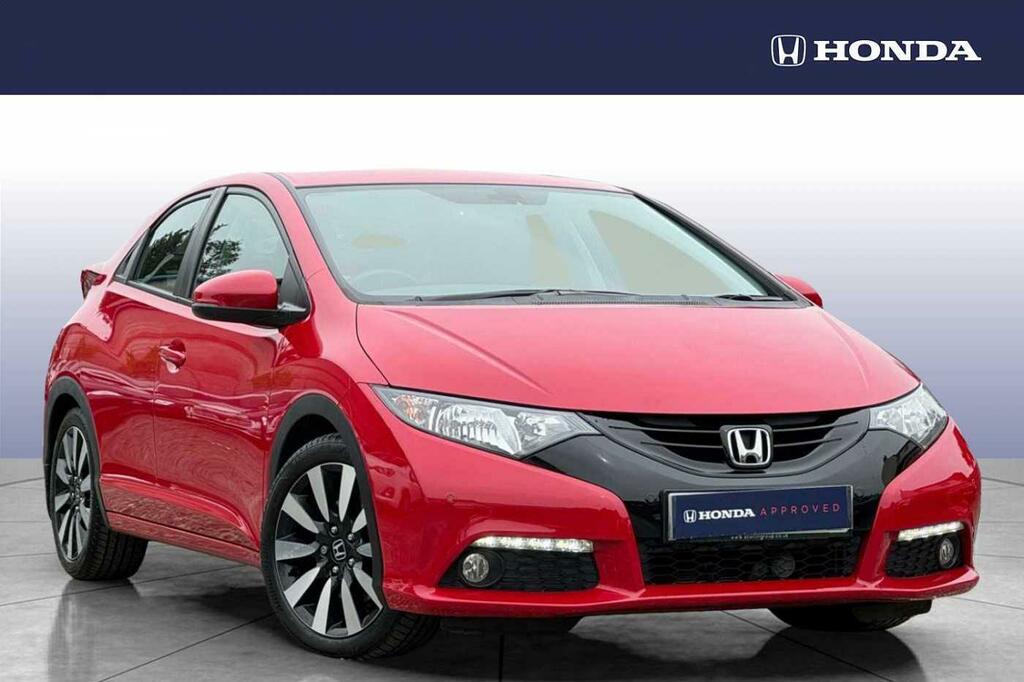 Compare Honda Civic 1.8 I-vtec Se Plus 5-Door VA14PZP Red