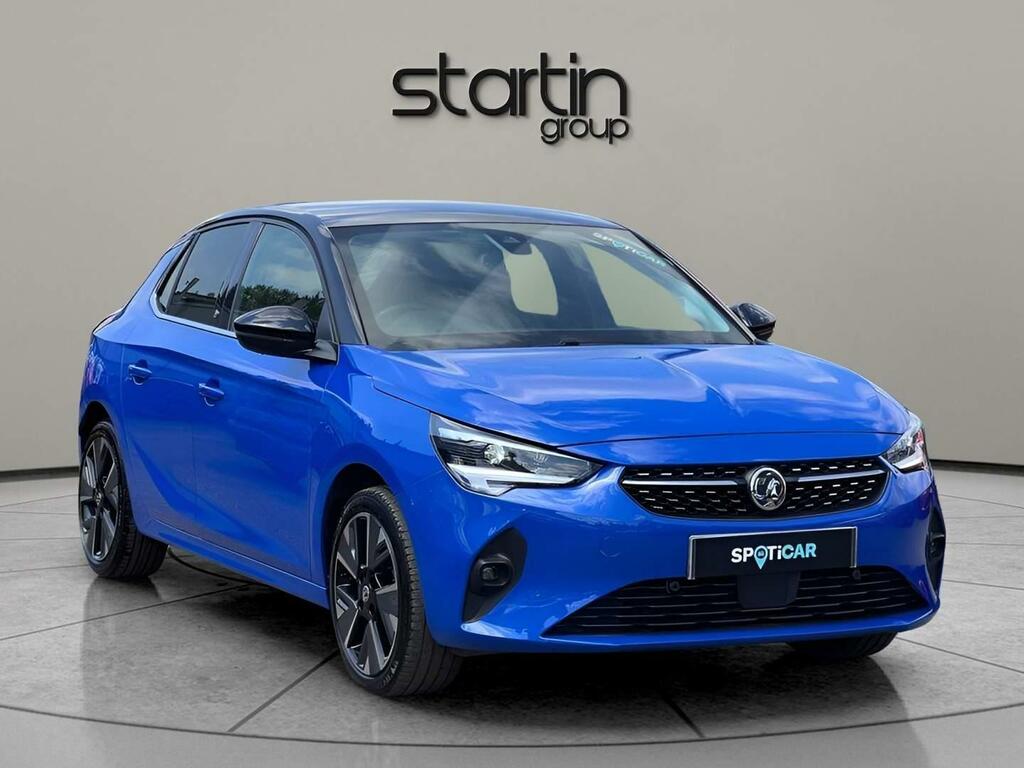 Compare Vauxhall Corsa-e 50Kwh Elite Nav Premium 7.4Kw Charger DV21BZH Blue