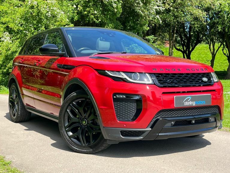 Compare Land Rover Range Rover Evoque 2.0 Td4 Hse Dynamic Lux OE66SPU Red