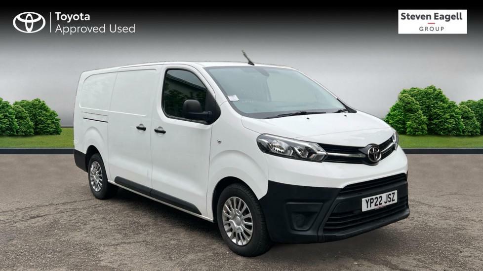Compare Toyota PROACE 2.0D Icon Long Panel Van Lwb Euro 6 Ss 6Dr YP22JSZ White