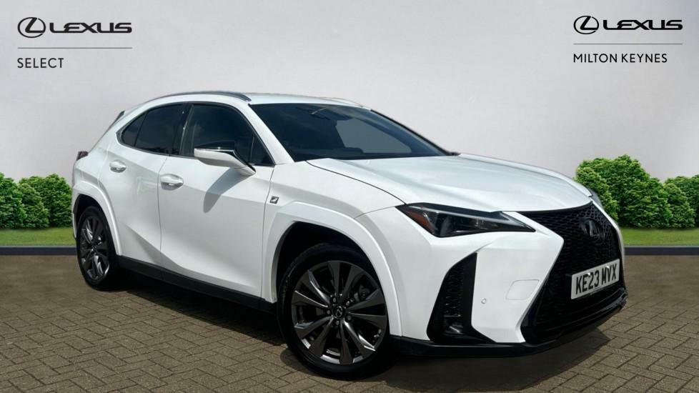 Compare Lexus UX 2.0 250H F Sport Premium Plus E-cvt Euro 6 Ss KE23MVX White