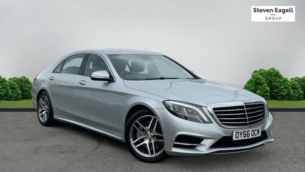 Compare Mercedes-Benz S Class 3.0 S350ld V6 Amg Line G-tronic Euro 6 Ss OY66OCM Silver