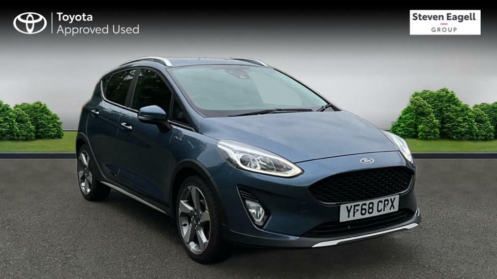 Compare Ford Fiesta 1.0T Ecoboost Active X Hatchback YF68CPX Blue