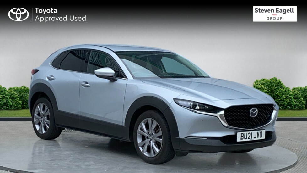 Compare Mazda CX-30 2.0 E-skyactiv G Mhev Sport Lux Euro 6 Ss BU21JVO Silver