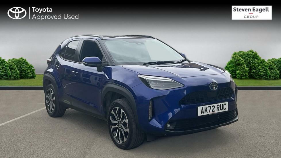Compare Toyota Yaris Cross 1.5 Vvt-h Design Suv Hybrid E-cvt Euro AK72RUC Blue