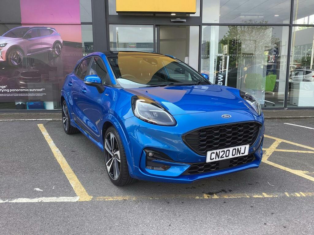 Compare Ford Puma 1.0T Ecoboost Mhev St Line X First Edition Plus CN20ONJ Blue