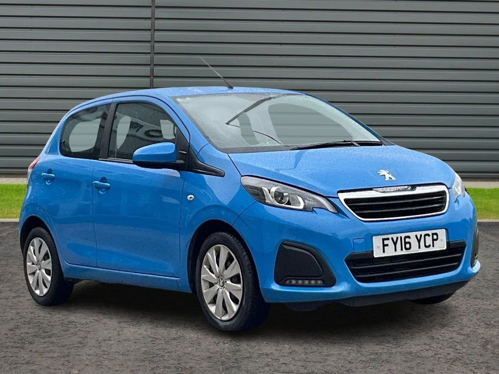 Compare Peugeot 108 1.0 Active Hatchback 2 Tronic FY16YCP Blue