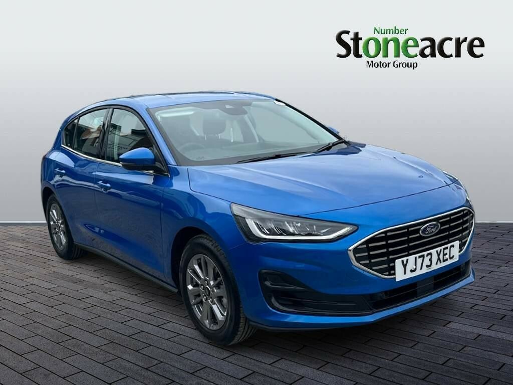 Compare Ford Focus 1.0T Ecoboost Mhev Titanium Dct Euro 6 Ss YJ73XEC Blue
