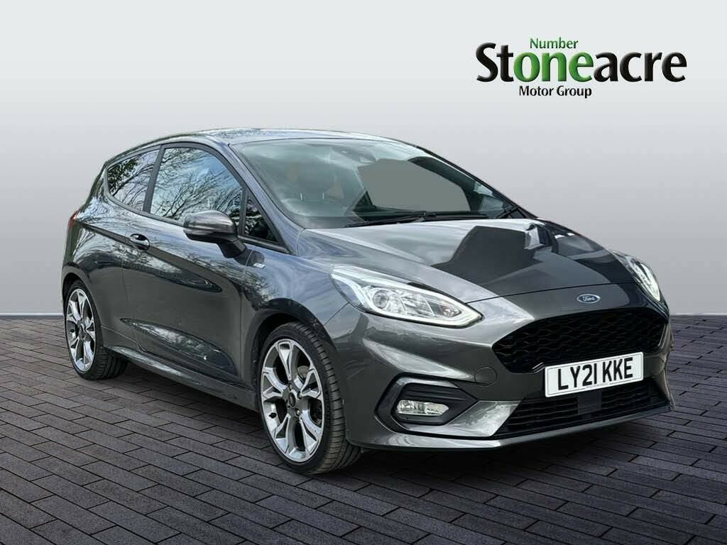 Compare Ford Fiesta 1.0T Ecoboost Mhev St-line X Edition Euro 6 Ss LY21KKE Grey