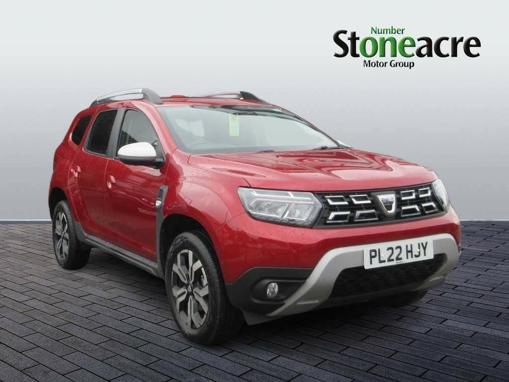 Compare Dacia Duster 1.0 Tce Prestige Euro 6 Ss PL22HJY Red