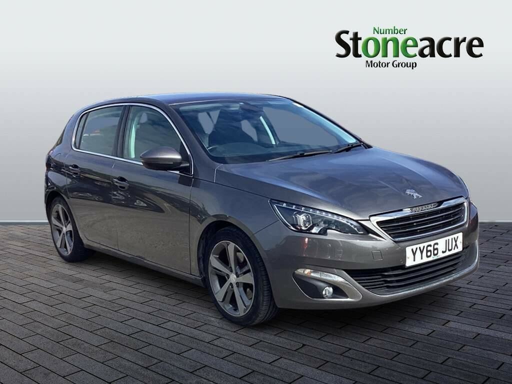 Compare Peugeot 308 2.0 Bluehdi Allure Eat Euro 6 Ss YY66JUX Grey