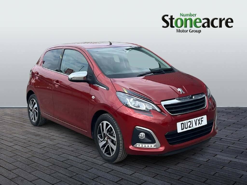 Compare Peugeot 108 1.0 72 Collection DU21VXF Red