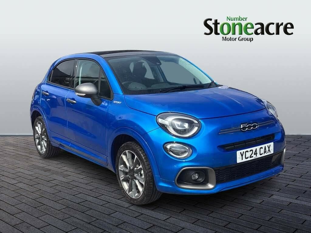 Compare Fiat 500x Dolcevita 1.5 Firefly Turbo Mhev Top Dct Euro 6 Ss YC24CAX Blue