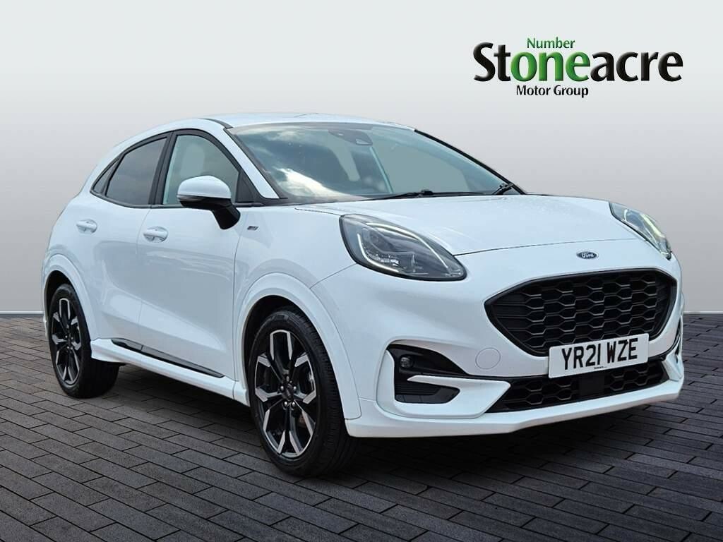 Compare Ford Puma 1.0T Ecoboost Mhev St-line X Suv YR21WZE White