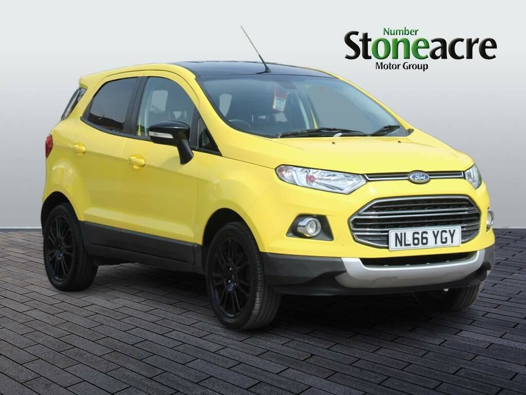 Compare Ford Ecosport 1.0T Ecoboost Titanium S 2Wd Euro 6 Ss NL66YGY Yellow