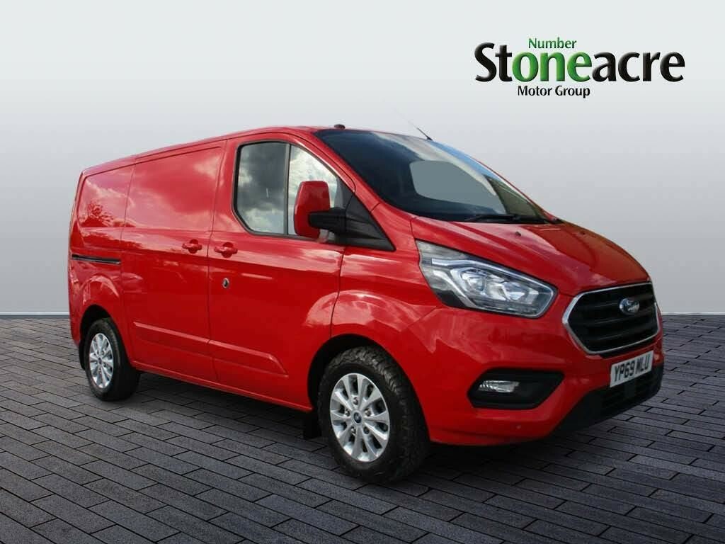 Compare Ford Transit Custom 2.0 280 Ecoblue Limited L1 H1 Euro 6 YP69MLU Red