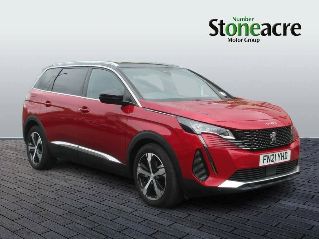 Compare Peugeot 5008 1.5 Bluehdi Gt Euro 6 Ss FN21YHD Red