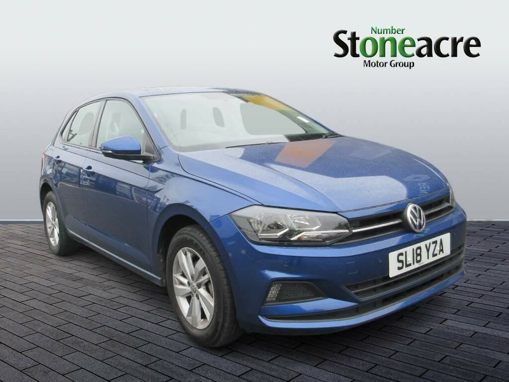 Compare Volkswagen Polo 1.0 Tsi Se Euro 6 Ss SL18YZA Blue