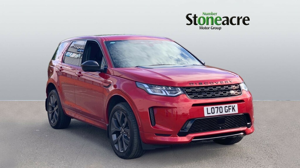 Compare Land Rover Discovery Sport 2.0 P200 Mhev R-dynamic S Plus 4Wd Euro 6 S LO70GFK Red