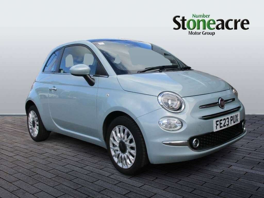Compare Fiat 500 Hatchback FE23PUX Green