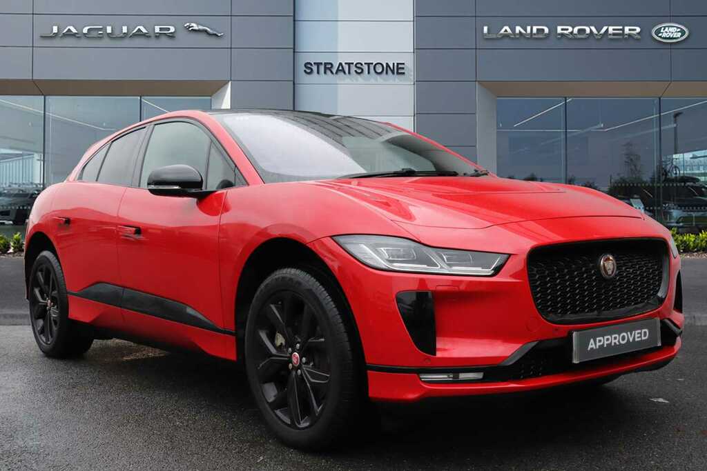 Compare Jaguar I-Pace 294Kw Ev400 Hse Black 90Kwh 11Kw Charger NJ72FXX Red