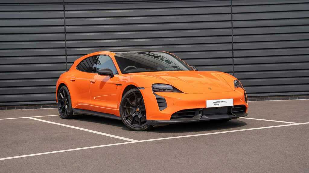 Compare Porsche Taycan Gts Sport Turismo 2023 GA53MMA Orange