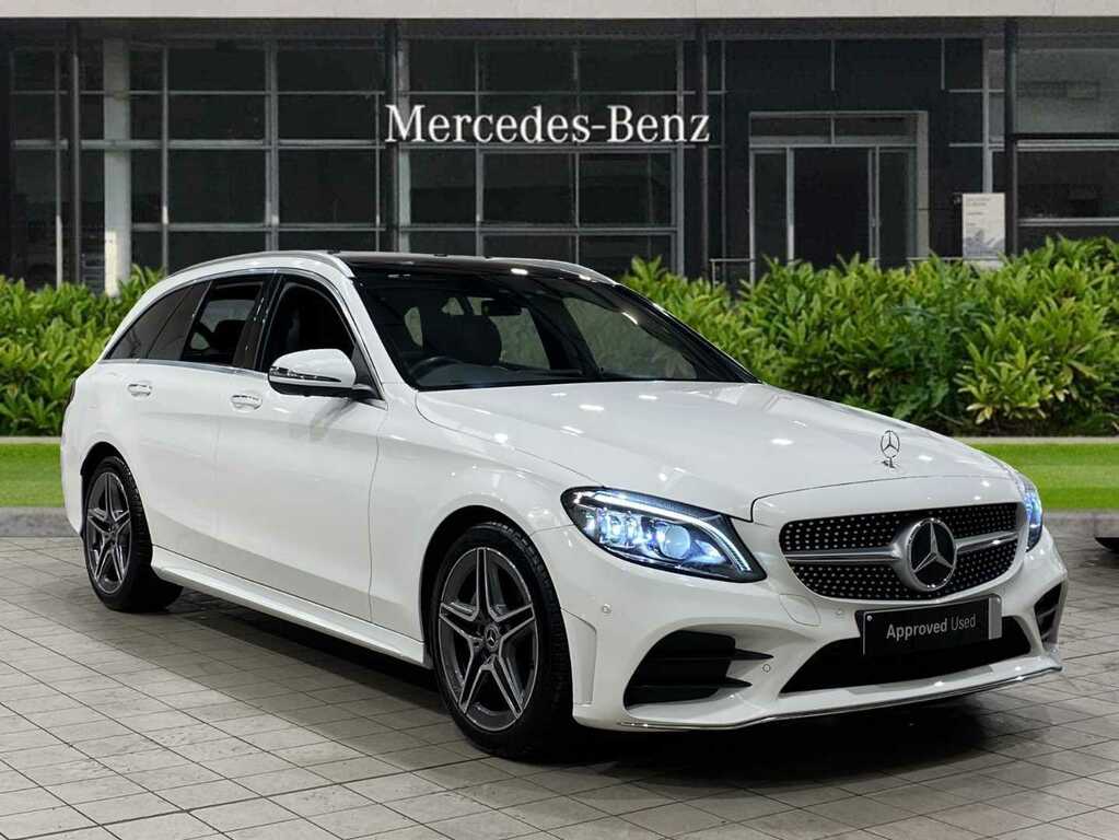 Compare Mercedes-Benz C Class C 200 Amg Line Premium GL68YKE White