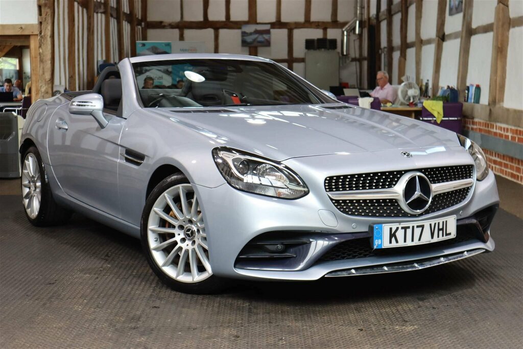 Compare Mercedes-Benz SLC 2.0 Slc300 Amg Line G-tronic Euro 6 Ss KT17VHL Silver