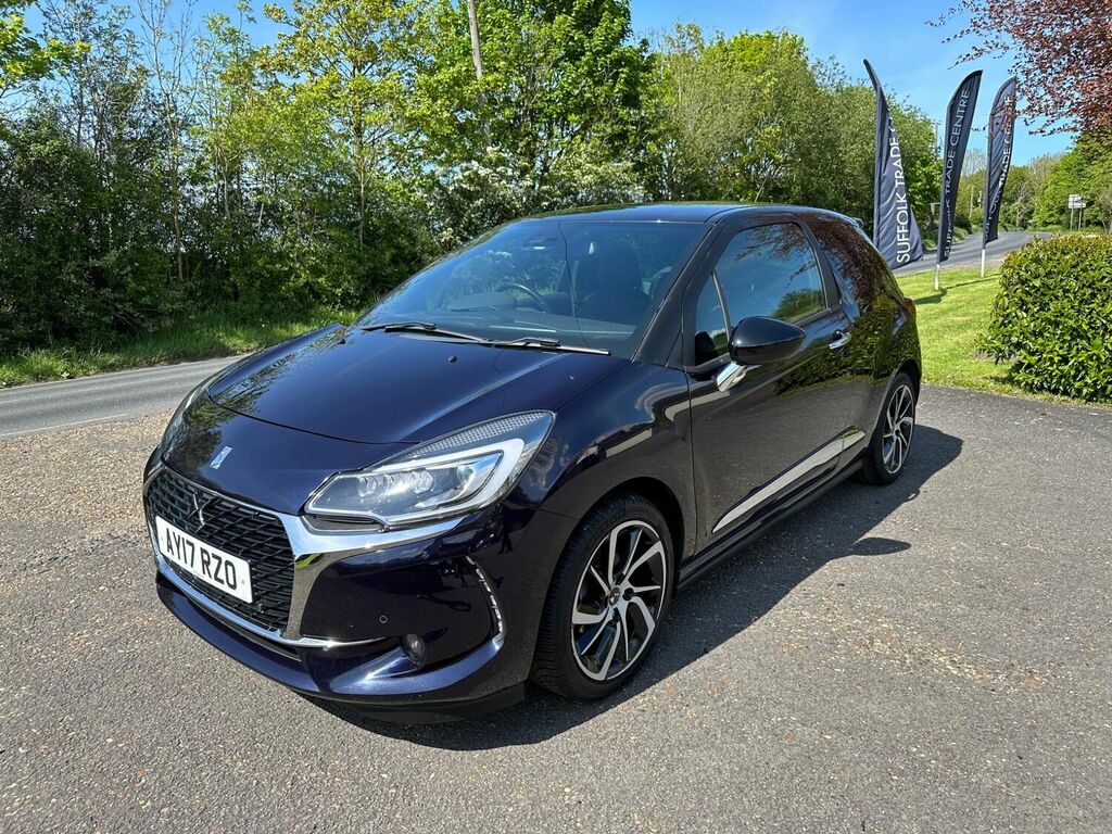Compare DS DS 3 Hatchback 1.6 Bluehdi Prestige Euro 6 Ss 2 AY17RZO Blue