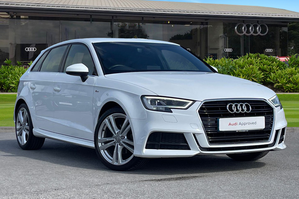 Compare Audi A3 S Line 30 Tfsi 116 Ps 6-Speed DX68WZT White
