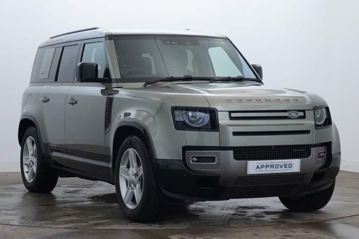 Compare Land Rover Defender 110 3.0 D250 X-dynamic Se KW23RHX Green