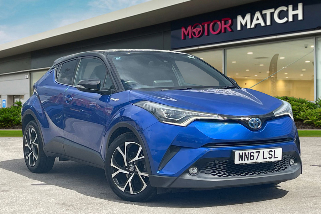 Compare Toyota C-Hr 1.8 Vvt-h Dynamic Cvt Euro 6 Ss WN67LSL Blue