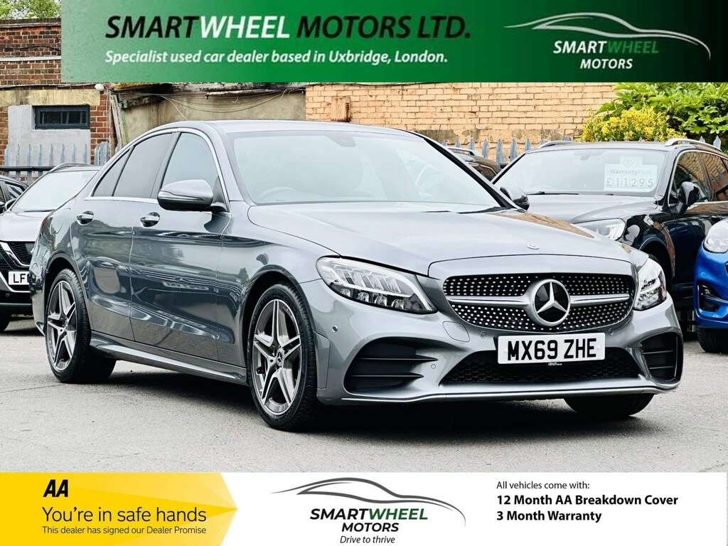 Compare Mercedes-Benz C Class 2.0 C220d Amg Line G-tronic Euro 6 Ss MX69ZHE Grey
